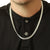 Men's Curb Chain Necklace Sterling Silver