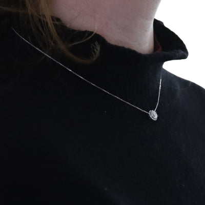 1.84ctw Diamond and Diamond Women's Necklace White Gold