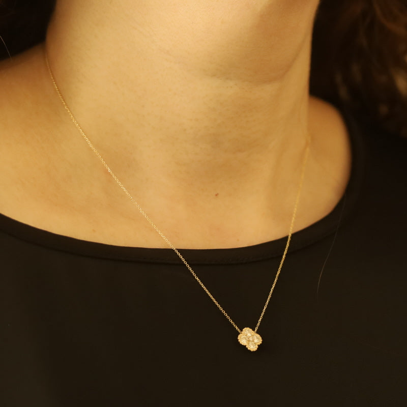 .80ctw Diamond Pendant Necklace Yellow Gold