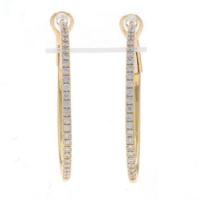 0.5ctw Diamond Earrings Yellow Gold