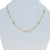 Fancy Long & Short Chain Necklace Yellow Gold
