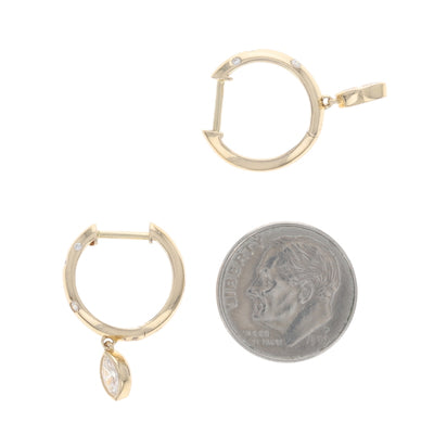 .51ctw Diamond Earrings Yellow Gold