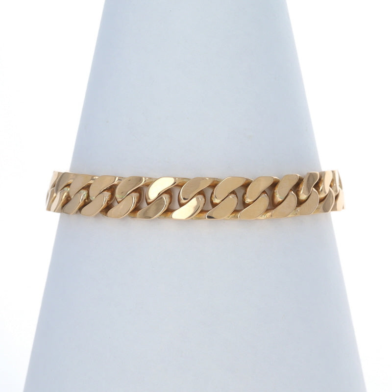 Cuban Curb Bracelet Yellow Gold