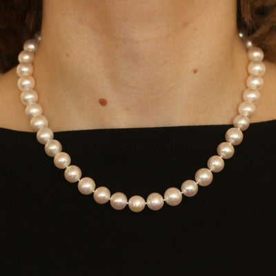 Freshwater Cultured Pearl Necklace White Gold