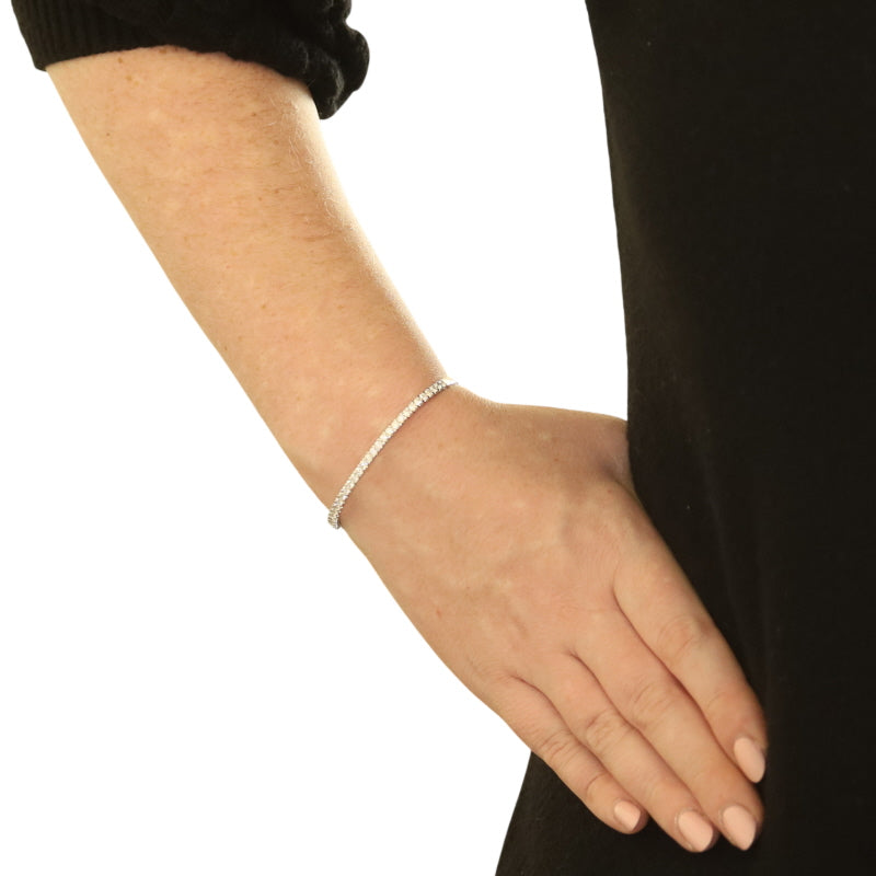 2.40ctw Diamond Bracelet White Gold
