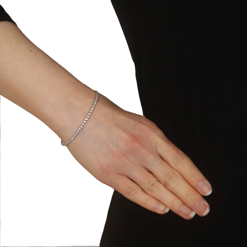 .62ctw Diamond Bracelet White Gold