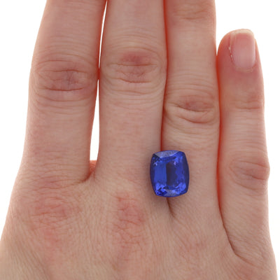 10.16ct Loose Tanzanite Cushion Tanzanite