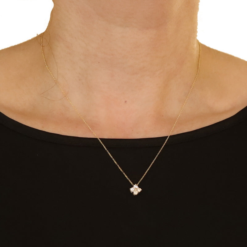 .40ctw Diamond Pendant Necklace Yellow Gold