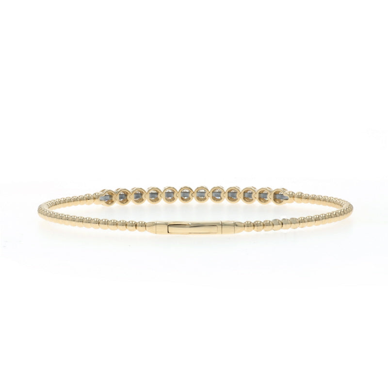 1.06ctw Diamond Bracelet Yellow Gold