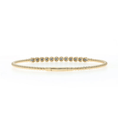 1.06ctw Diamond Bracelet Yellow Gold