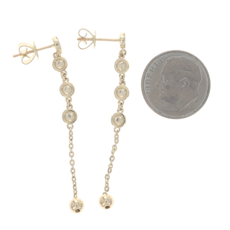 .11ctw Diamond Earrings Yellow Gold