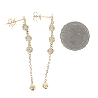 .11ctw Diamond Earrings Yellow Gold