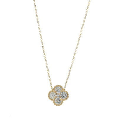 .80ctw Diamond Pendant Necklace Yellow Gold
