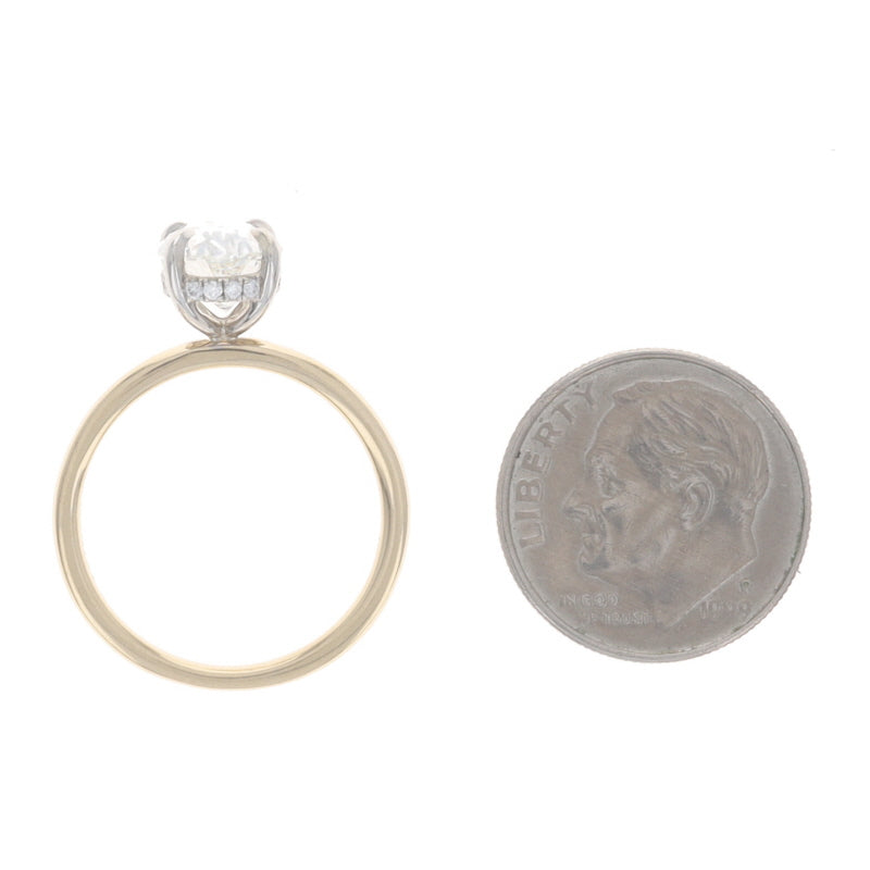 2.11ctw Diamond and Diamond Ring Yellow Gold