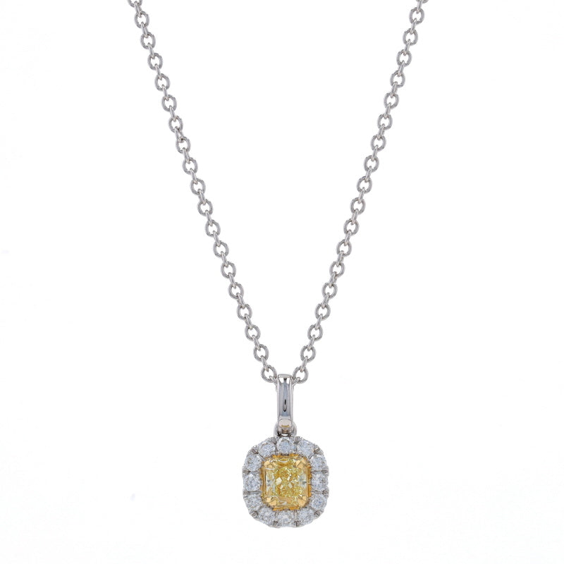 .62ctw Diamond and Diamond Pendant Necklace White Gold