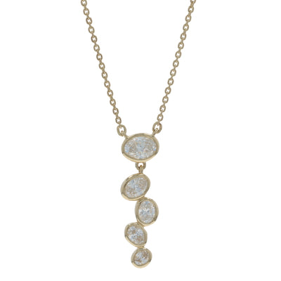 .63ctw Diamond Pendant Necklace Yellow Gold