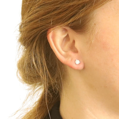 1.24ctw Diamond Women's Earrings White Gold