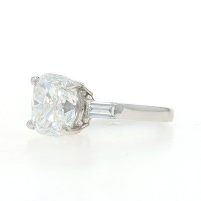 4.56ctw Diamond Ring Platinum