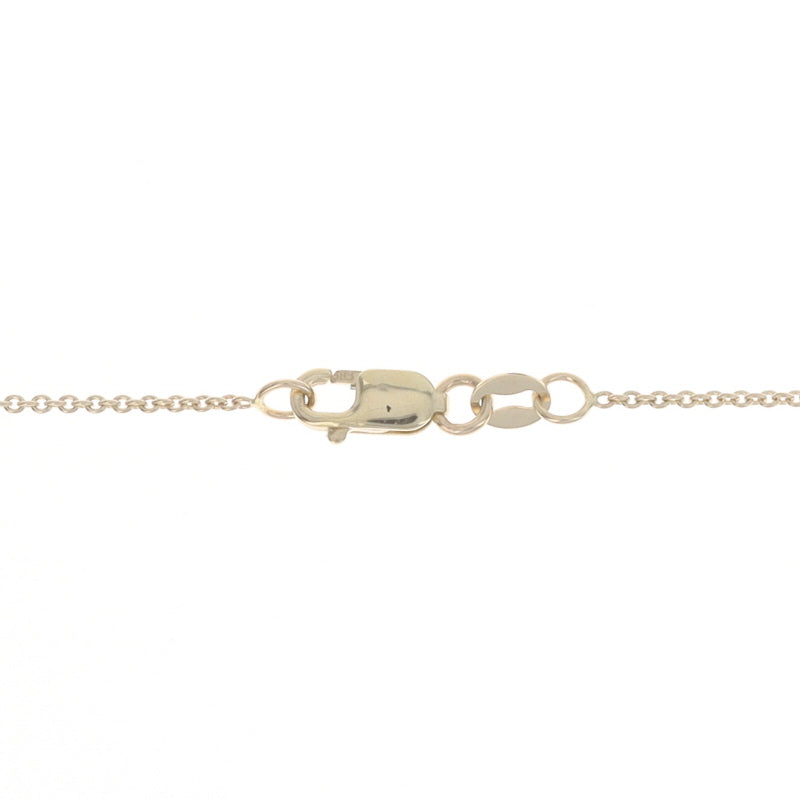 1.72ctw Aquamarine and Diamond Diamond Cut Cable Chain Pendant Necklace Yellow Gold