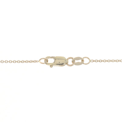 1.72ctw Aquamarine and Diamond Diamond Cut Cable Chain Pendant Necklace Yellow Gold