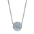 1.69ctw Diamond and Diamond Pendant Necklace White Gold