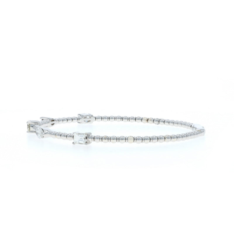 1.25ctw Diamond Bracelet White Gold