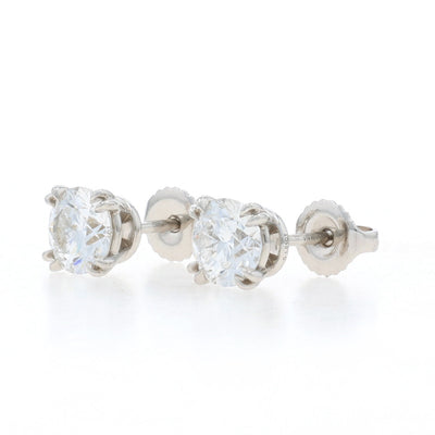 Harry Winston 2.03ctw Diamond Earrings Platinum