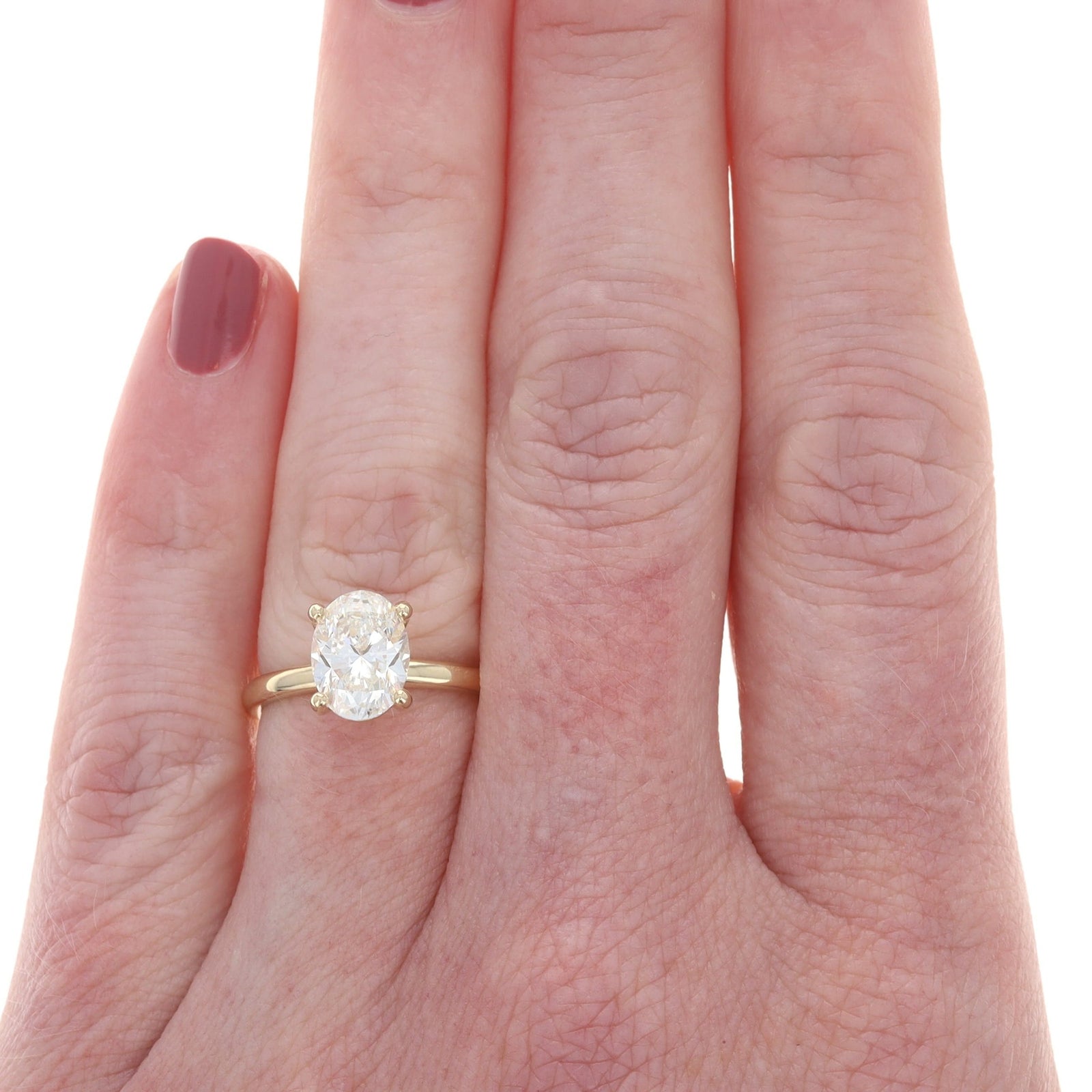 Diamond Women's Ring Yellow Gold