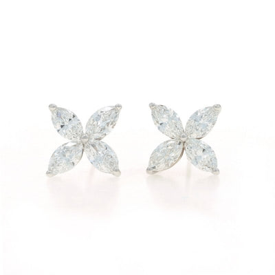 1.94ctw Diamond Women's Earrings White Gold