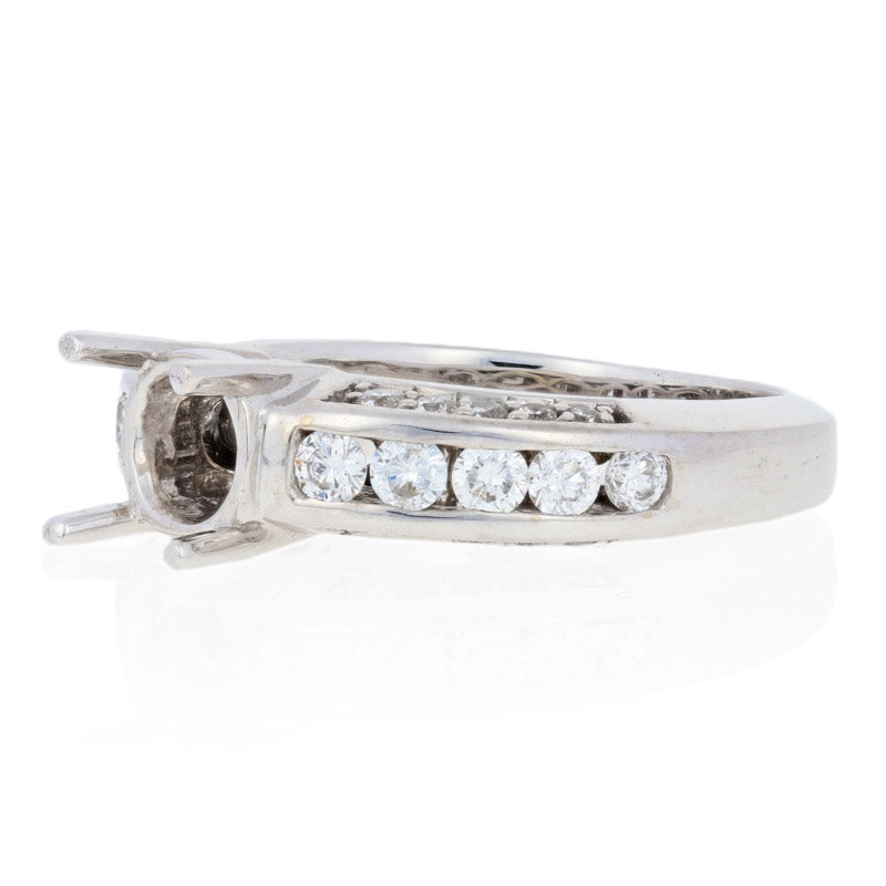 .75ctw N/A and Diamond Ring White Gold