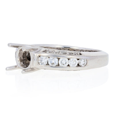 .75ctw N/A and Diamond Ring White Gold