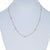 1.00ctw Diamond Diamond Cut Cable Chain Station Necklace Yellow Gold