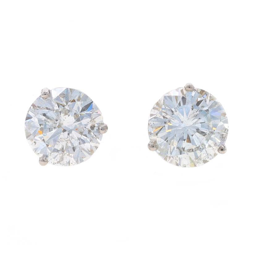 6.24ctw Diamond Earrings White Gold