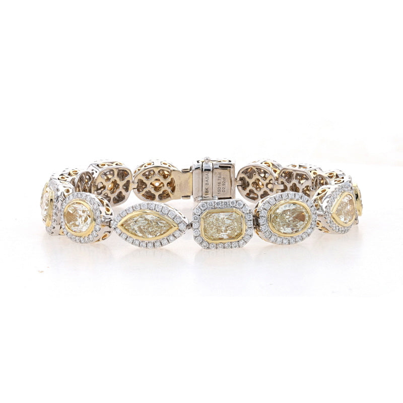 19.68ctw Diamond Bracelet White Gold