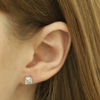 2.03ctw Diamond Earrings White Gold