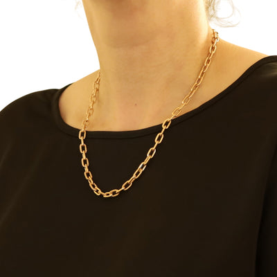 David Yurman Madison 20" Chain Necklace Fancy Chain Necklace Yellow Gold