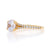 .25ctw Cubic Zirconia (placeholder) and Diamond Ring Yellow Gold