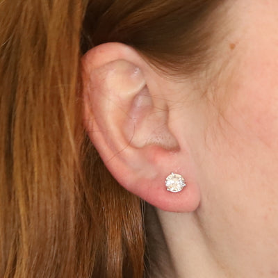 2.02ctw Diamond Earrings White Gold