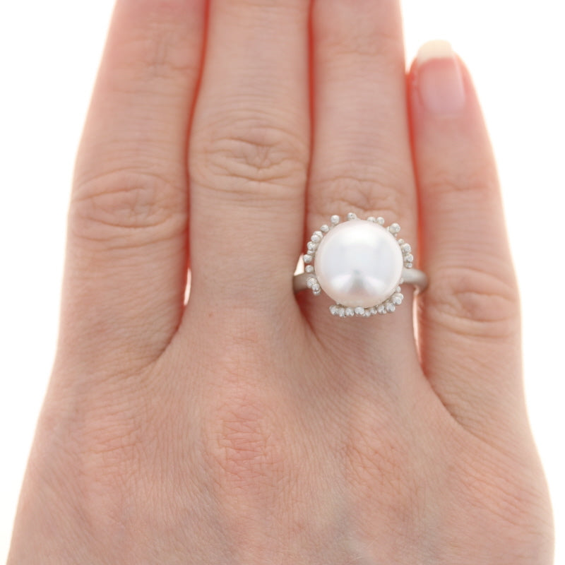 Bastian Inverun Freshwater Pearl Ring Sterling Silver