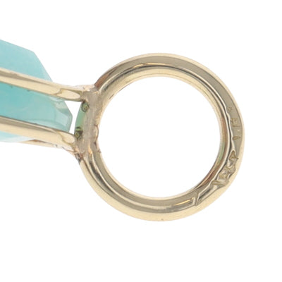 Amazonite Women's Pendant Yellow Gold