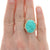 Turquoise Ring Yellow Gold