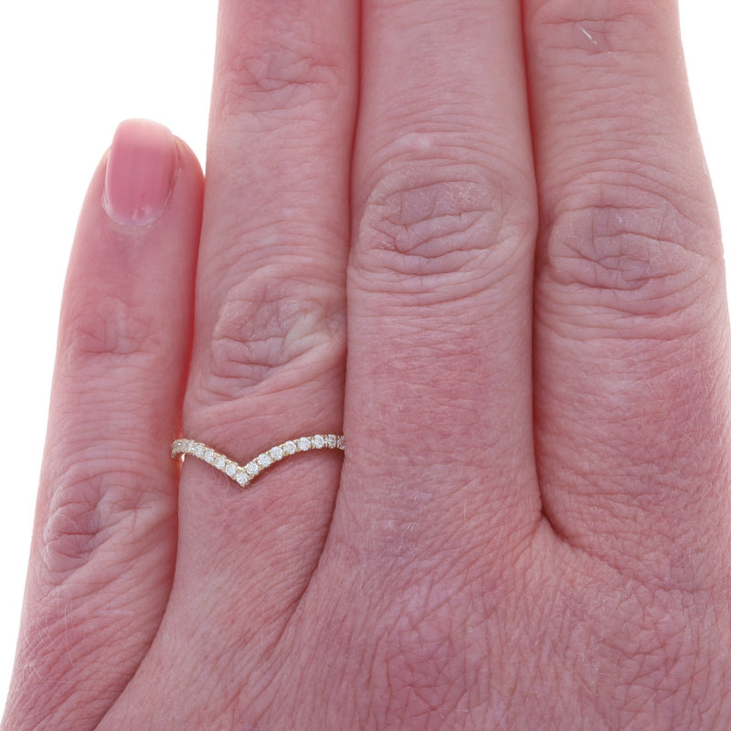 Diamond Band Yellow Gold