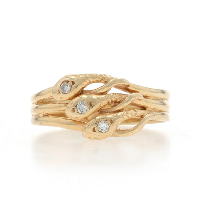 Diamond Women's Band Yellow Gold