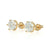 1.87ctw Diamond Earrings Yellow Gold