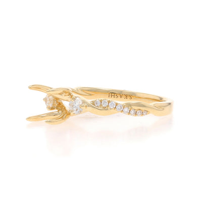 .23ctw Diamond Ring Yellow Gold