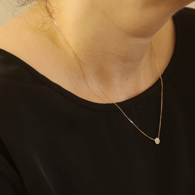 .70ct Diamond Pendant Necklace Yellow Gold