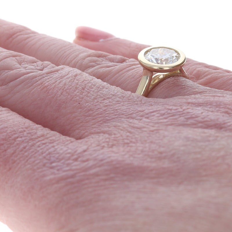 1.76ct Diamond Ring Yellow Gold