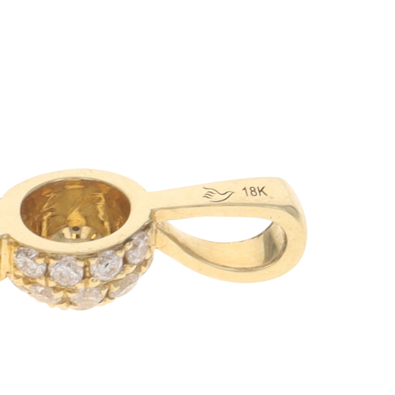 .24ctw Diamond Pendant Yellow Gold