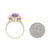 4.72ctw Amethyst and Amethyst Ring Yellow Gold