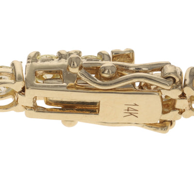9.00ctw Diamond Bracelet Yellow Gold